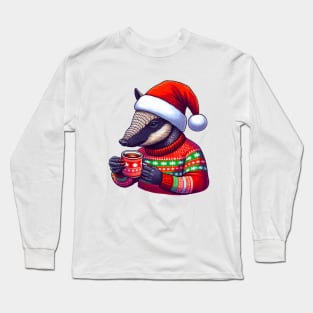 Christmas Armadillo Long Sleeve T-Shirt